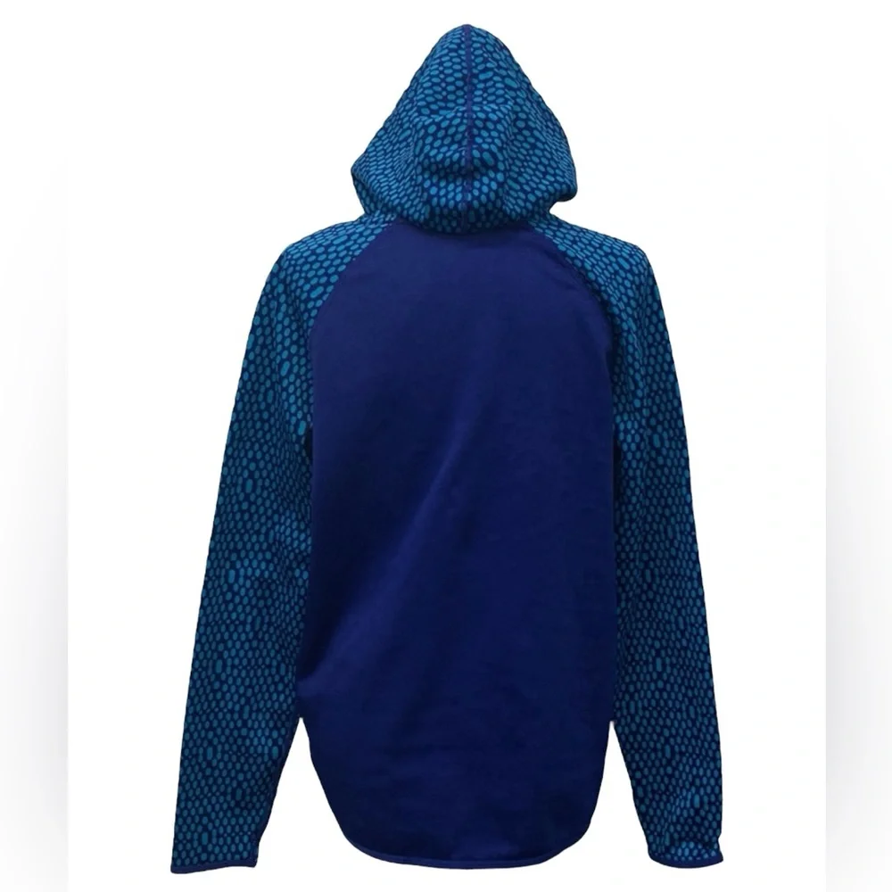 Nike Therma-Fit Women's Blue Aqua Just Do It Pullover Hoodie w/Thumbholes Size L